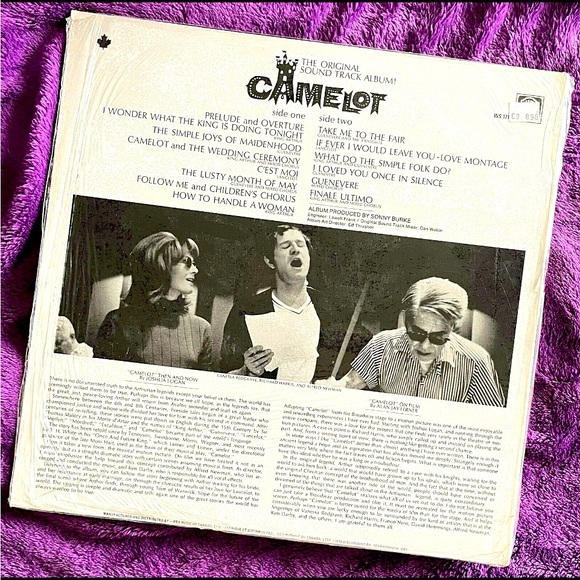 CAMELOT Original Motion Picture Soundtrack Album 1967 Canada Ed. 55Yrs! RARE - Picture 2 of 6